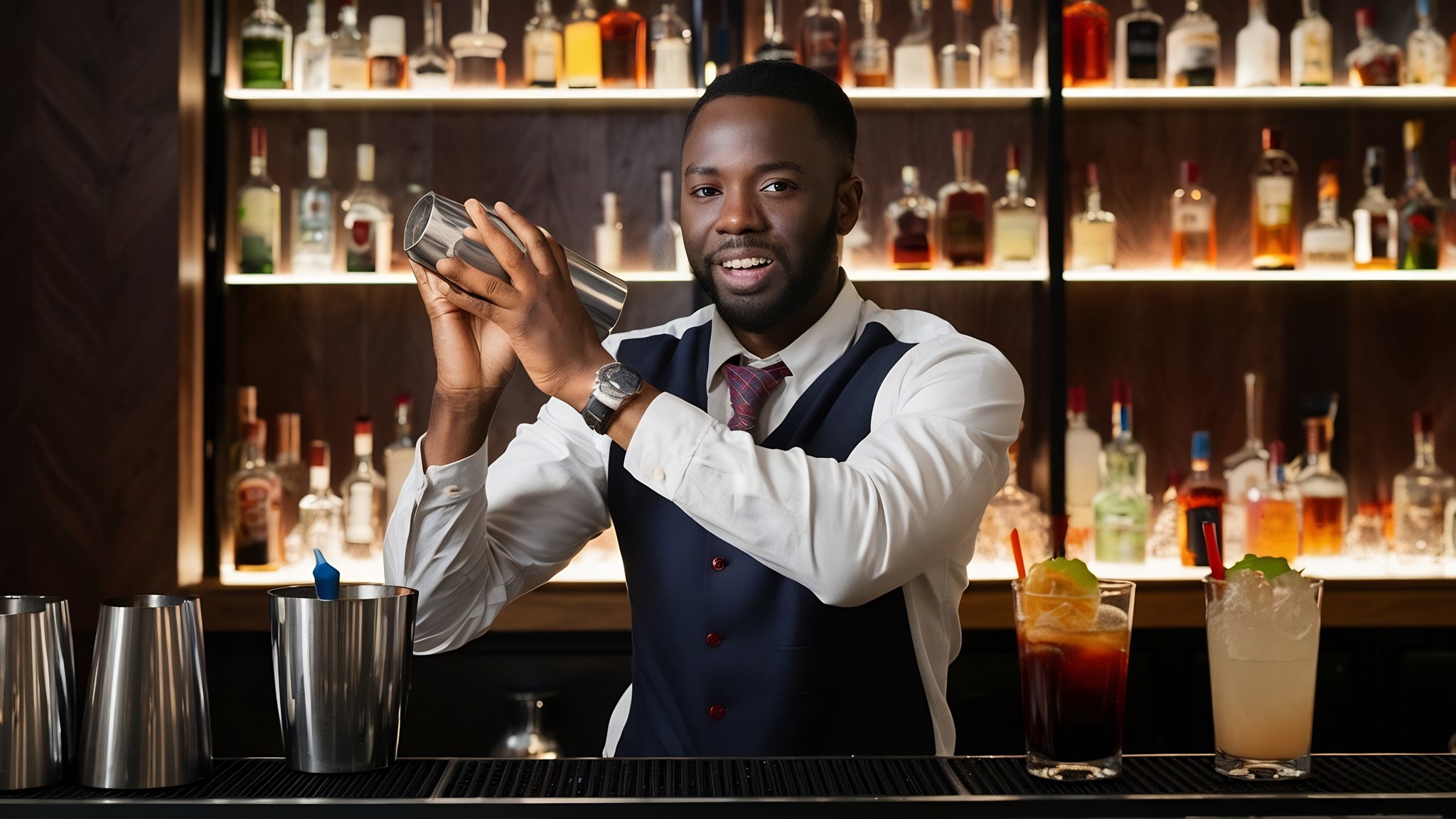 african-american-bartender-bar-with-shaker-alcoholic-beverage-preparationxa(1) african-american-bartender-bar-with-shaker-alcoholic-beverage-preparationxa(1)