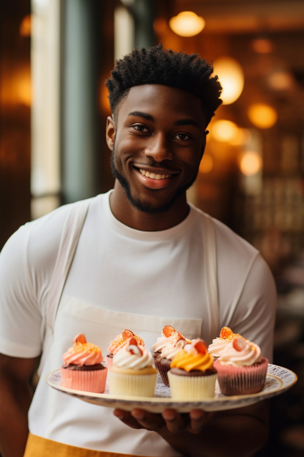 close-up-man-with-delicious-cupcakes close-up-man-with-delicious-cupcakes